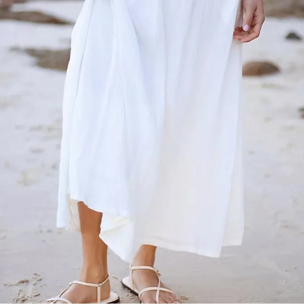 Free People All You Need Is Lace Midi Dress in Ivory 🆕 - Picture 4 of 9